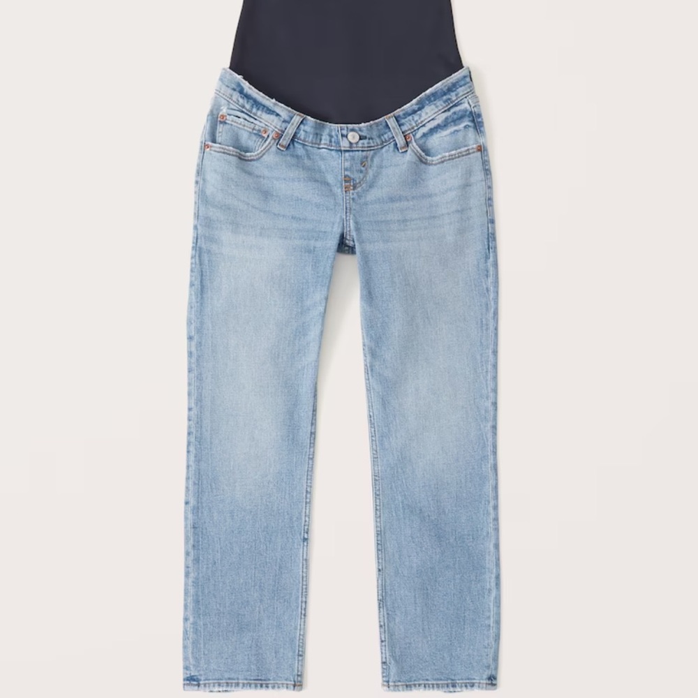 Abercrombie & Fitch Light Blue Ankle Jeans